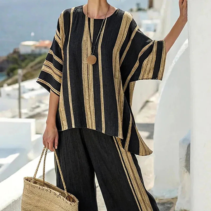 Lydia – Patchwork Two-Piece Set