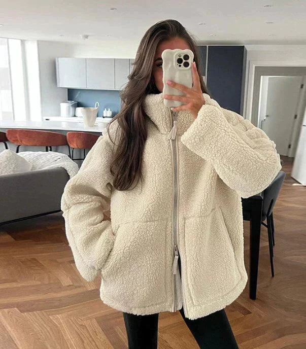 ANNA | OVERSIZED TEDDY COAT