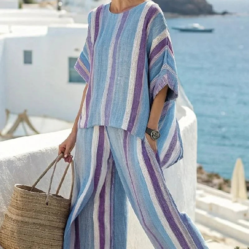 Lydia – Patchwork Two-Piece Set